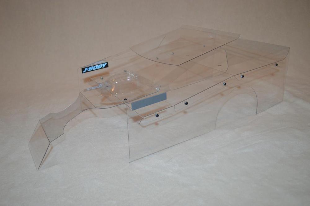 J-Body Stock Mudboss Clear Body Hood Scoops Vary