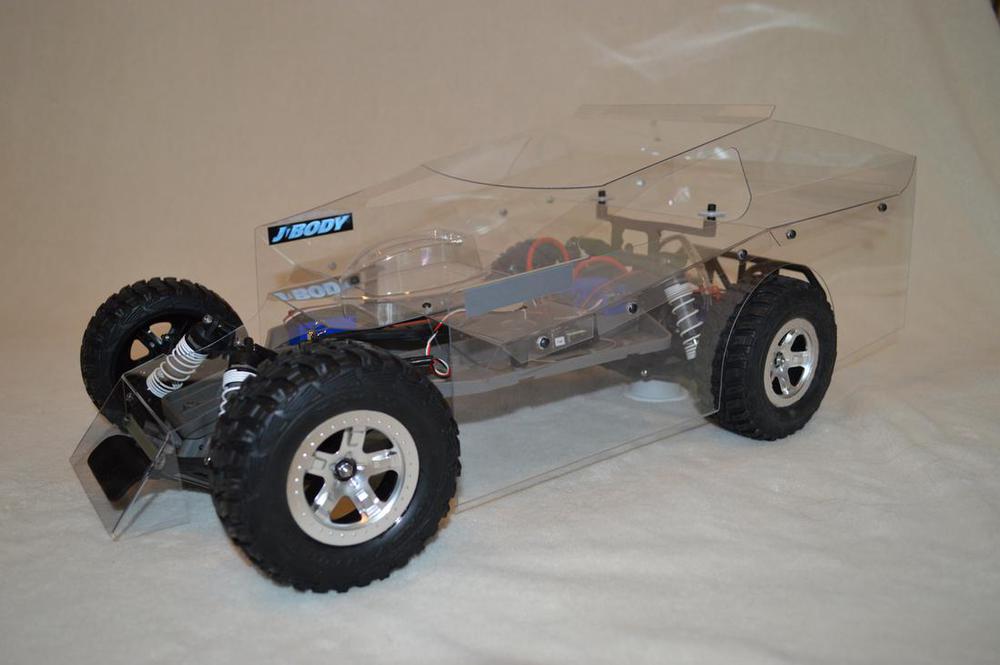 J-Body Stock Mudboss Clear Body Hood Scoops Vary