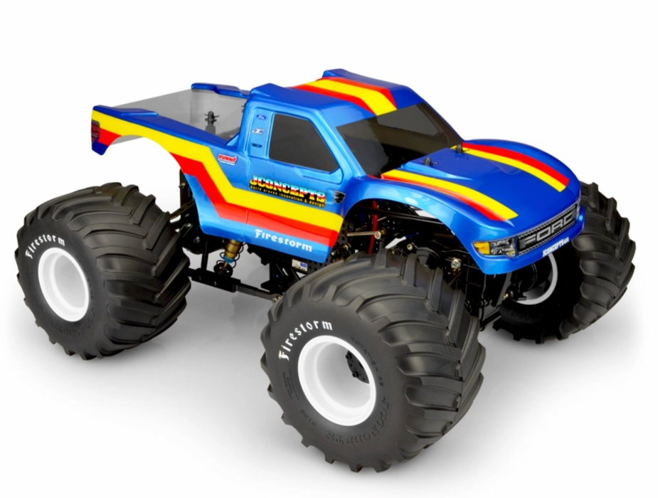 J Concepts 0274  Raptor MT Monster Truck Clear Body "Twenty One"