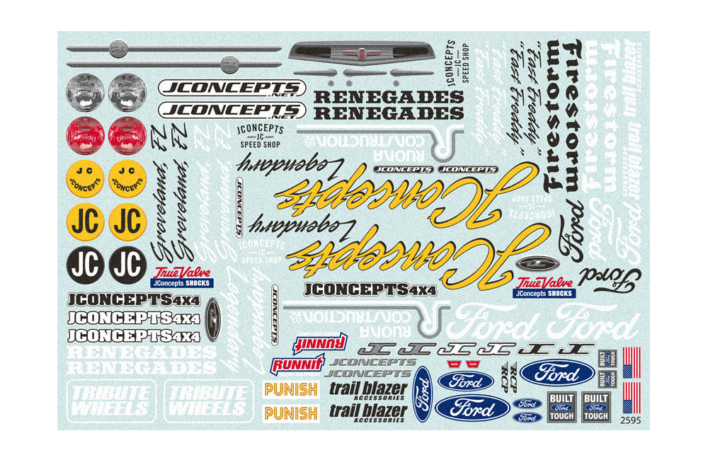 J Concepts 0334 1951 Ford Panel Truck "Grandma" Clear Monster Truck Body for SMT10