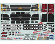 J Concepts 0399S 2005 Chevy 1500 Single Cab Monster Truck Body with Samson Arms