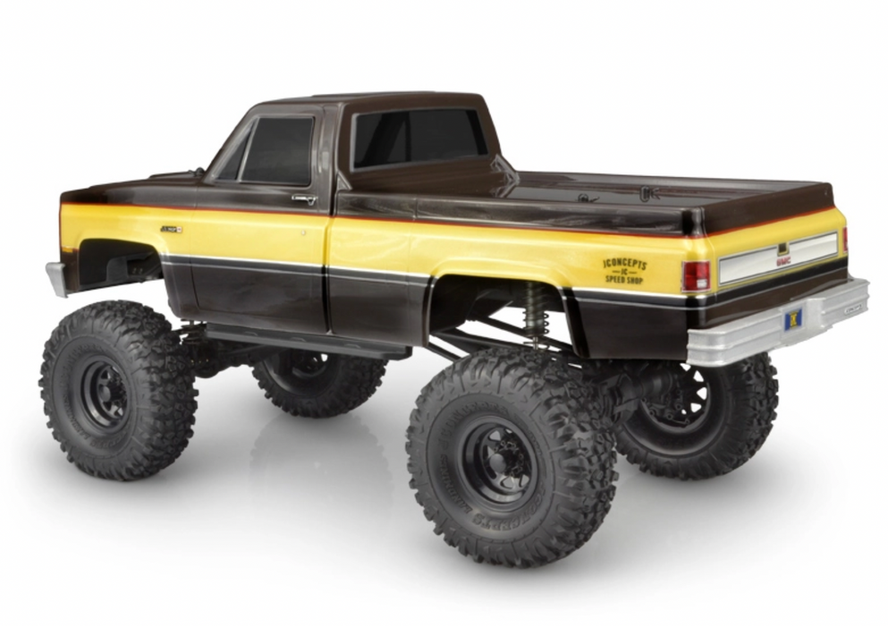 J Concepts 0363 1982 GMC K10 Clear Body for 12.3 (313mm) WB Crawler