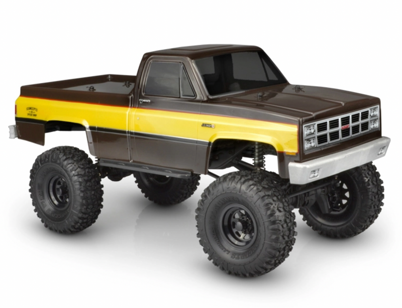 J Concepts 0363 1982 GMC K10 Clear Body for 12.3 (313mm) WB Crawler