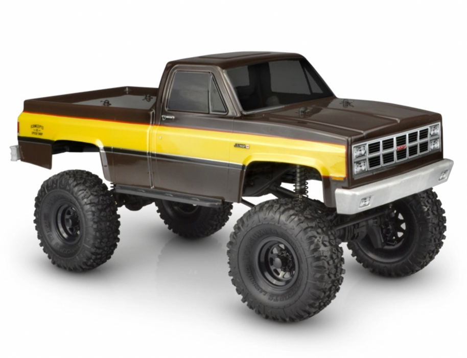 J Concepts 0363 1982 GMC K10 Clear Body for 12.3 (313mm) WB Crawler