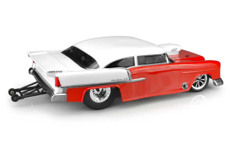 J Concepts 0365 1955 Chevy Bel Air Street Eliminator Clear Drag Car Body