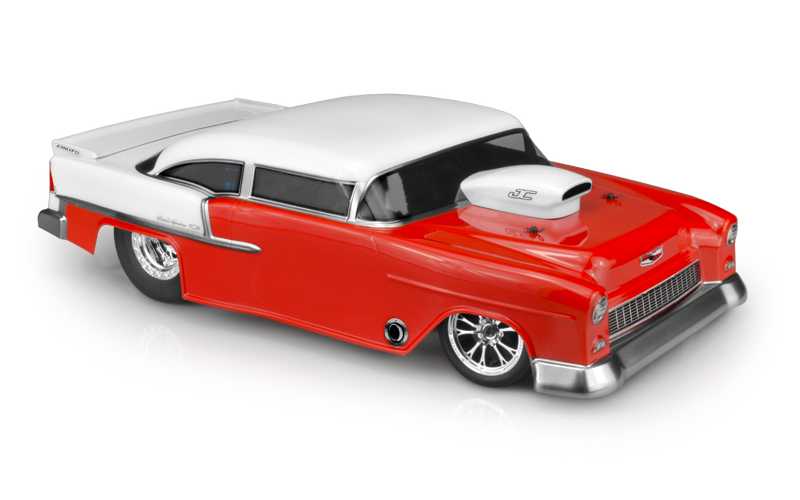J Concepts 0365 1955 Chevy Bel Air Street Eliminator Clear Drag Car Body