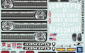 J Concepts 0373 1966 Chevy C-10 Stepside Clear Body with Ultra Rear Wing