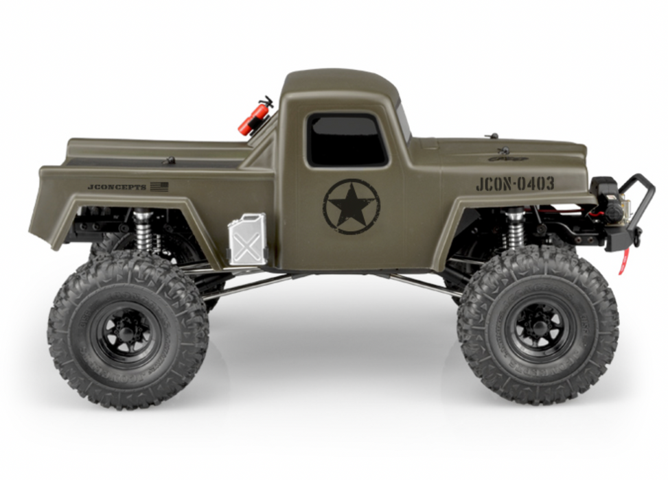 J Concepts 0403 JCI Creep Clear Body for 12.3 WB Crawlers