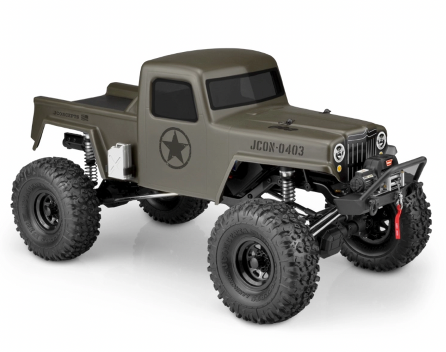 J Concepts 0403 JCI Creep Clear Body for 12.3 WB Crawlers