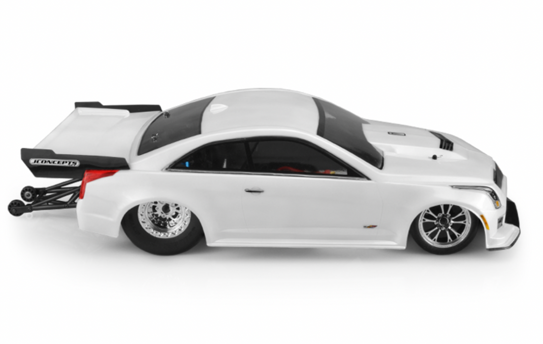 J Concepts 0418 2019 Cadillac ATS-V Street Eliminator Clear Drag Car Body