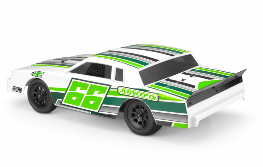 J Concepts 0422L 1987 Chevy Monte Carlo Street Stock Clear Body