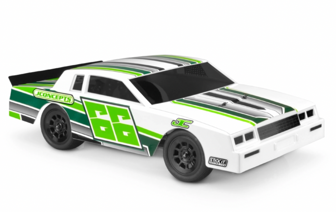 J Concepts 0422L 1987 Chevy Monte Carlo Street Stock Clear Body