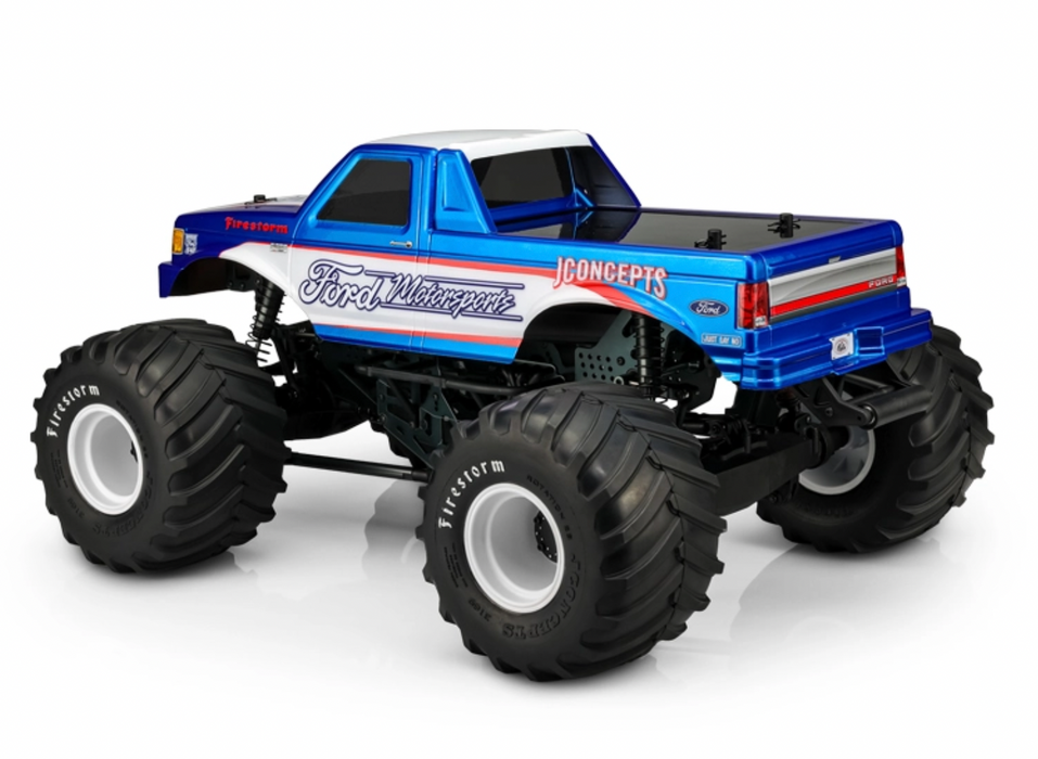 J Concepts 0433 1989 Ford F-250 Clear Monster Truck Body