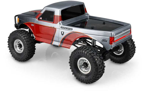 J Concepts 0439 JCI Tucked 1989 Ford F-250 Clear Body for 12.3" Crawler