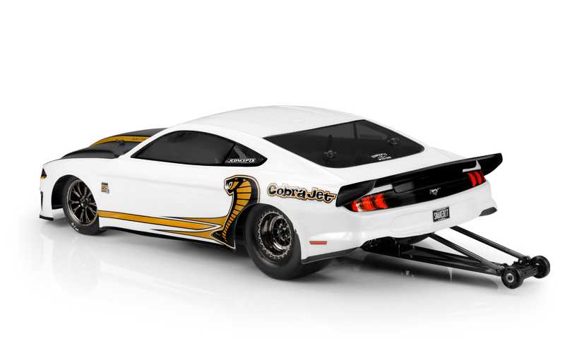 J Concepts 0442 2018 Mustang Clear Body 13" Wheelbase