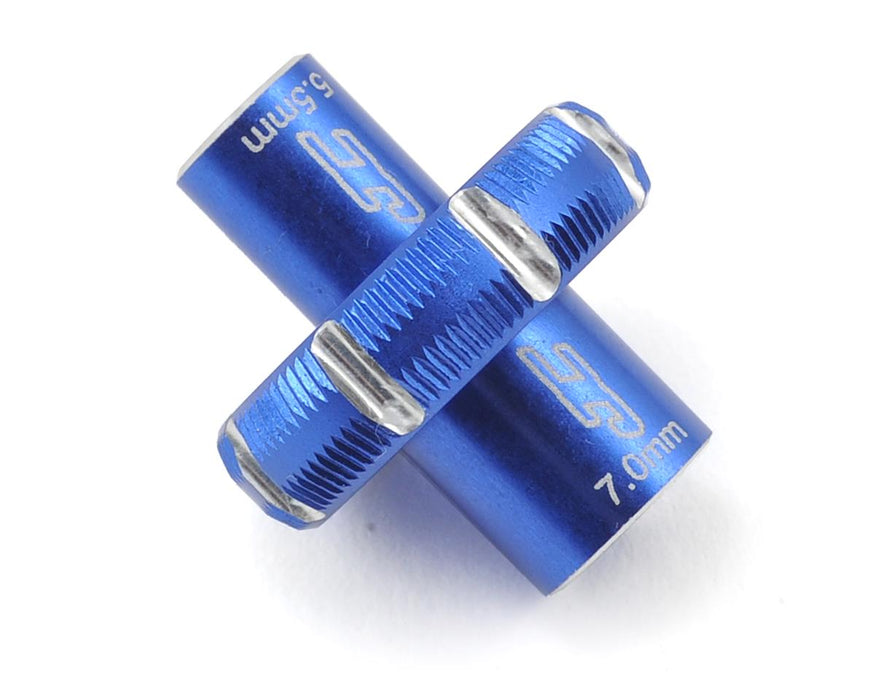 J Concepts 25561 Blue 5.5mm / 7.0mm Combo Thumb Wrench