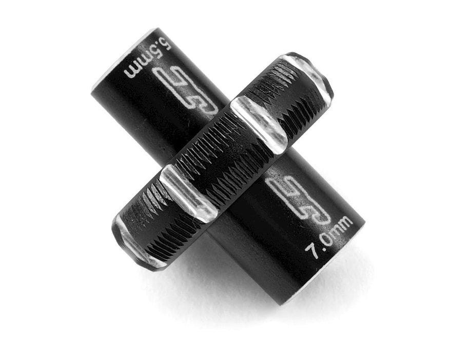J Concepts 25562 Black 5.5mm / 7.0mm Combo Thumb Wrench