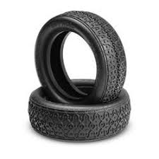 J Concepts 3077-02 2.2 Dirt Webs Front Buggy Tires with Geen Super Soft Compound