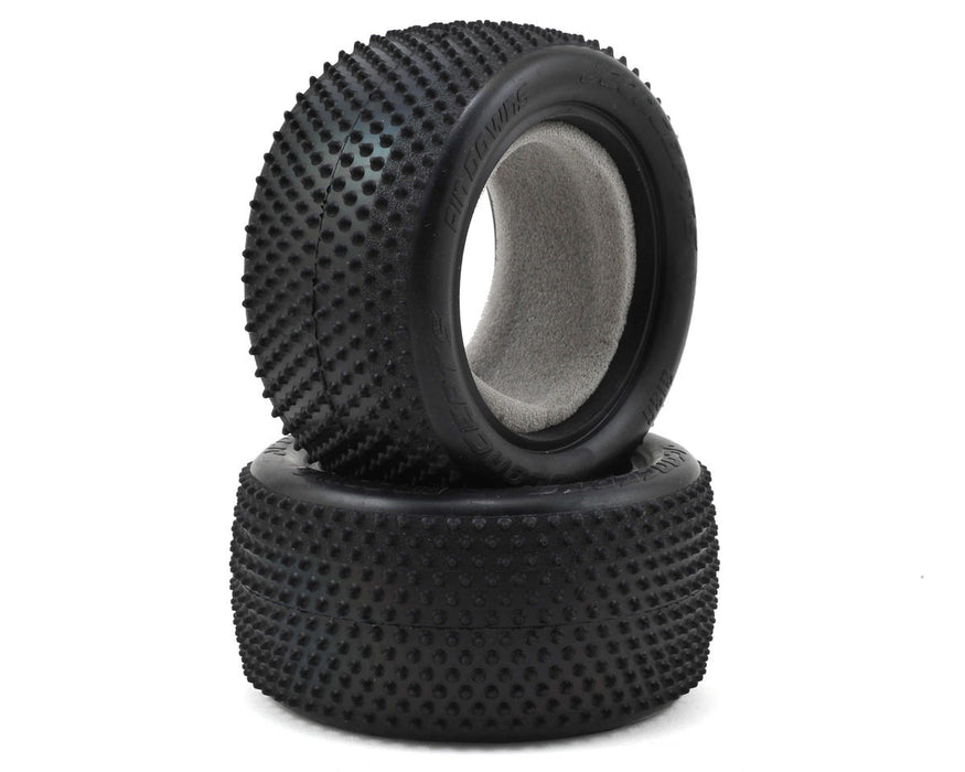 J Concepts 3136-010 Pin Downs 1/10 Buggy Rear Tires with Pink Medium Soft Carpet Compound 1 Pair