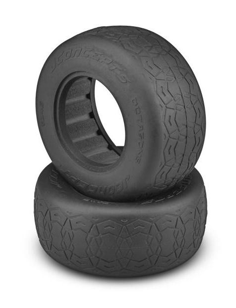 J Concepts 3146-06 2.2/3.0 SC Short Coarse Octagon Silver Compound Tires 1 Pair