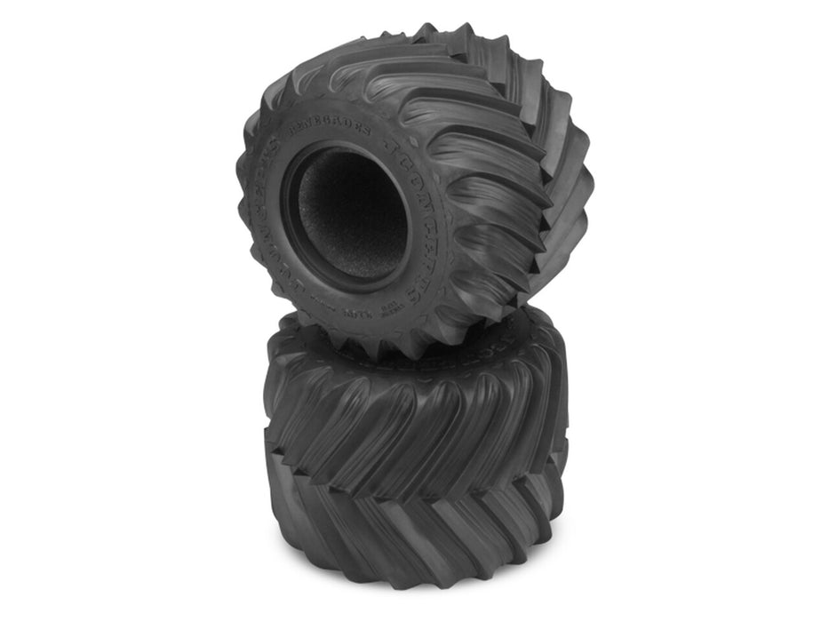 J Concepts 316805 Renegades Monster Truck Tire Gold Compound 1 Pair
