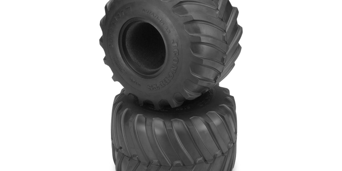Firestone R Compound J Concepts 316905 Firestone Monster Truck Tire Gold Compound 1 Pair ...