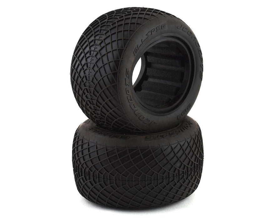 J Concepts 3199-02 2.2" Stadium Truck Ellipse Green Super Soft Compound 2-Pack