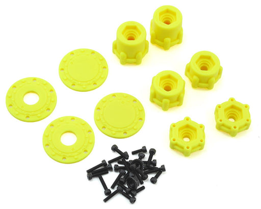 J Concepts 3377Y Yellow Tribute 2.6x3.6 Monster Truck Wheel 1 Pair