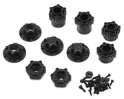J Concepts 3380B Black Midwest 2.2" Monster Truck Wheel with 12mm Hex 1 Pair
