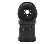 J Concepts 3380B Black Midwest 2.2" Monster Truck Wheel with 12mm Hex 1 Pair