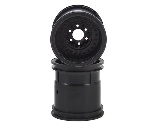 J Concepts 3380B Black Midwest 2.2" Monster Truck Wheel with 12mm Hex 1 Pair