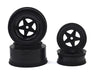 J Concepts 3387B Black Startec Street Eliminator Wheels for Slash Bandit