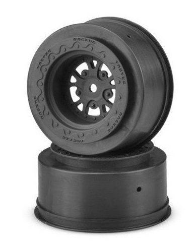 J Concepts 3400B Black Tactic Front Street Eliminator 2.2" 12mm Hex Drag Wheels