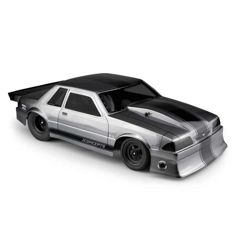 J Concepts 362 1991 Fox Body Mustang Clear Body 10.75 & 13" Wheelbase