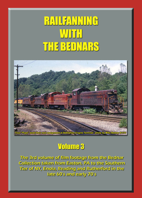 John Pechulis Media (JPM) Railfanning with the Bednars Volume 3 DVD Video