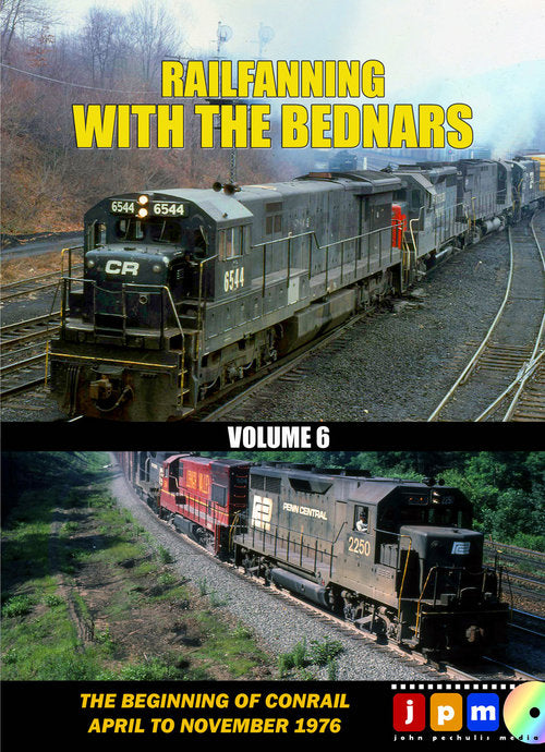 John Pechulis Media (JPM) Railfanning with the Bednars Volume 6 DVD Video