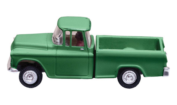 Woodland Scenics JP5590 HO Scale Just Plug Vehicles - Green Pickup