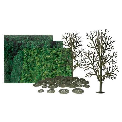 JTT 92066 Sycamore Trees 8" Scenic Kit, All-scales, 4 Pack