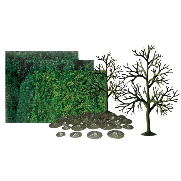 JTT 92067 Deciduous Trees 6" Scenic Kit All-scales, 6 Pack