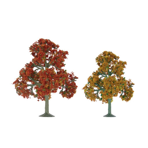 JTT 92112 Deciduous Trees Autumn 5.5" to 6" Scenic O Scale, 2 Pack