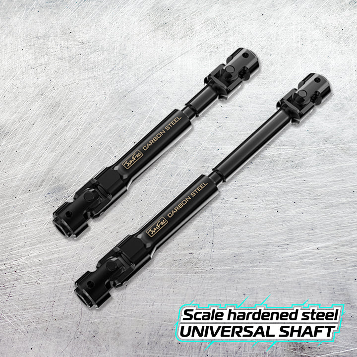 JunFac 90044 Scale Hardened Steel Driveshafts for SCX10 II Kit (288-313mm WB)