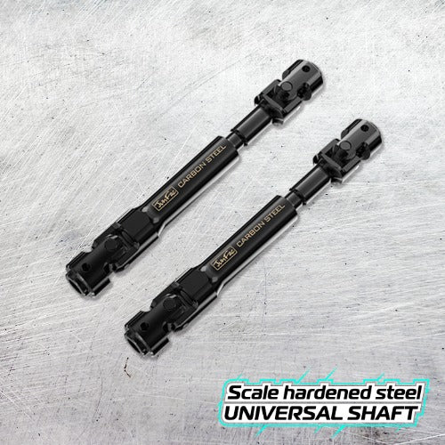 JunFac 90051 Scale Hardened Steel Driveshafts for GS01 and Other Crawlers