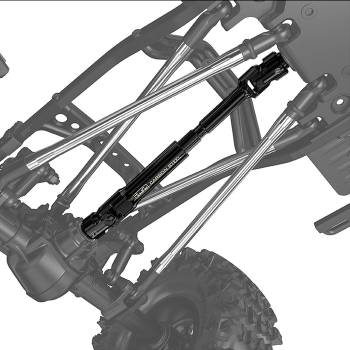 JunFac 90051 Scale Hardened Steel Driveshafts for GS01 and Other Crawlers