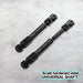 JunFac 90052 Scale Hardened Steel Driveshafts for GS02 and Other Crawlers