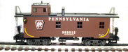 K-Line K616-1892 O Guage Off Centered Cupola Caboose with Smoke Pennsylvania Railroad PRR - NOS