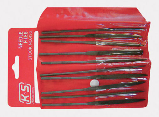 K&S 430 Needle Files Assorted 10 Pack