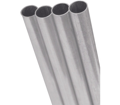 K&S Engineering 1110 5/32x36" Round Aluminum Tube with .014 Wall 5 Pack