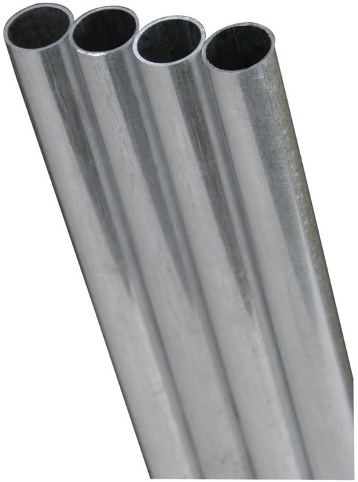 K&S Engineering 1111 3/16"x36" Round Aluminum Tube with .014 Wall Single