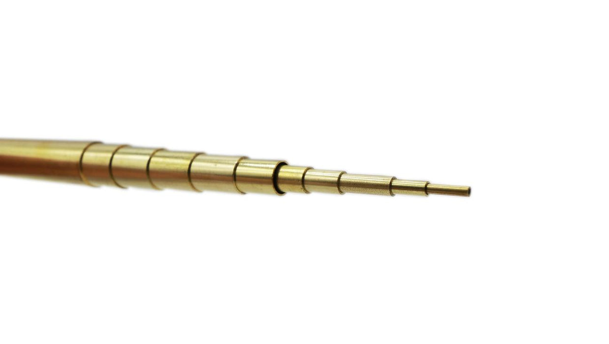 K&S Engineering 3400 1/16 - 13/32"x12" Telescopic Brass Tubing with .014 Wall (12 Pieces)