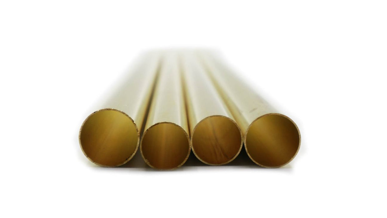 K&S Engineering 3401 7/16 - 17/32x12"" Telescopic Brass Tubing with .014 Wall (4 Pieces)